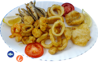 Pescado variado x2 - Mixed fried fish x2